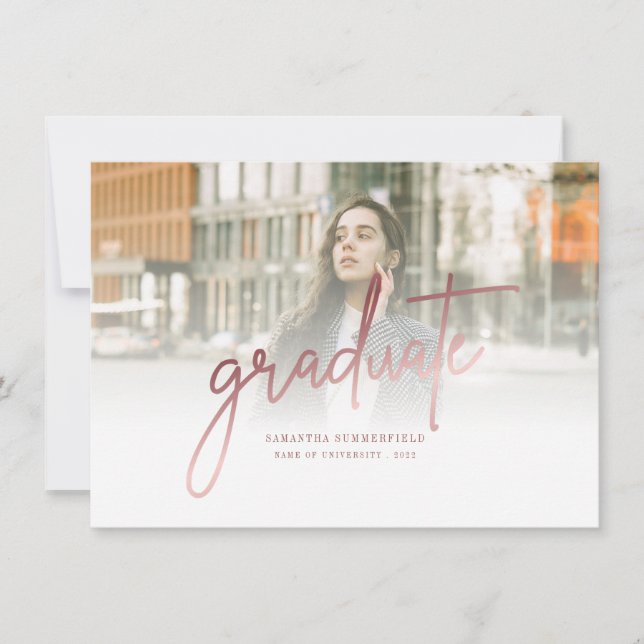 Grad 2025 Photos Graduation Announcement (Front)