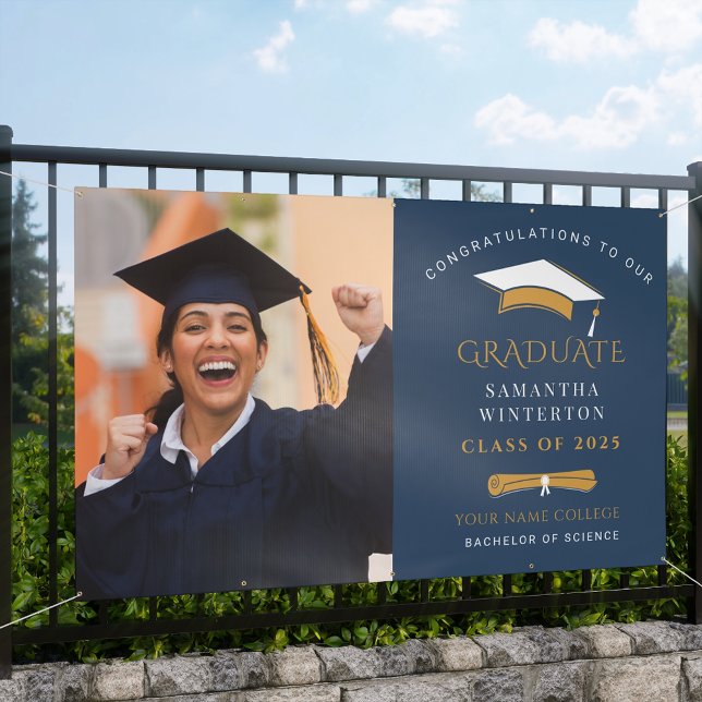 Grad 2026 Graduation Photo Banner (Grad 2025 Graduation Photo Banner)