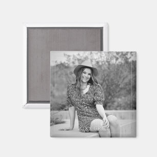 Grad 20XX Photo Timeless Keepsake Graduate Magnet
