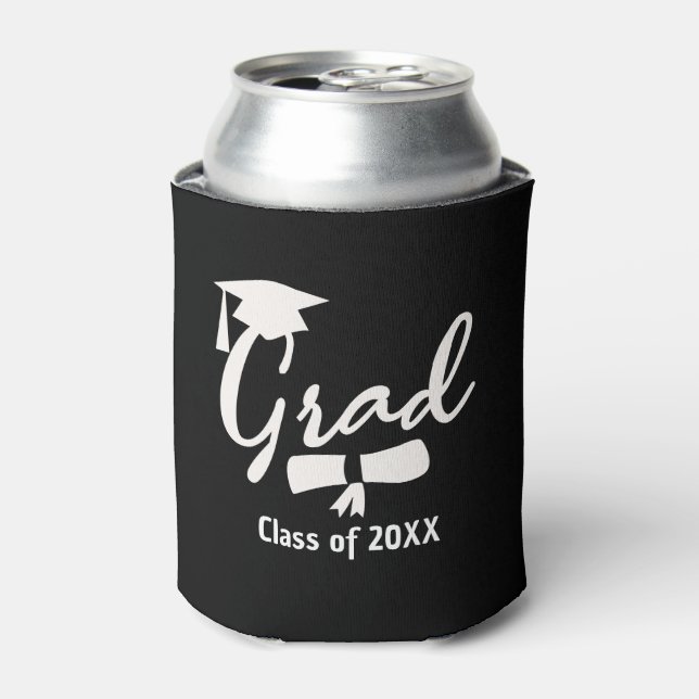 Grad Beer Cooler - Personalized Year Can Cooler (Can Front)