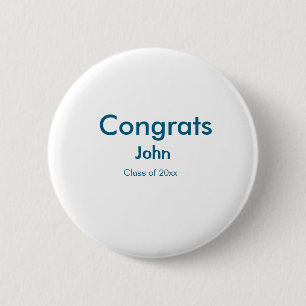 grad boy add name congrats date year text button