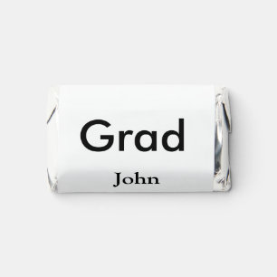 grad boy add name congrats date year text hershey's miniatures