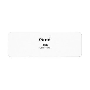 grad boy add name congrats date year text label