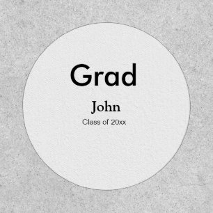 grad boy add name congrats date year text patch