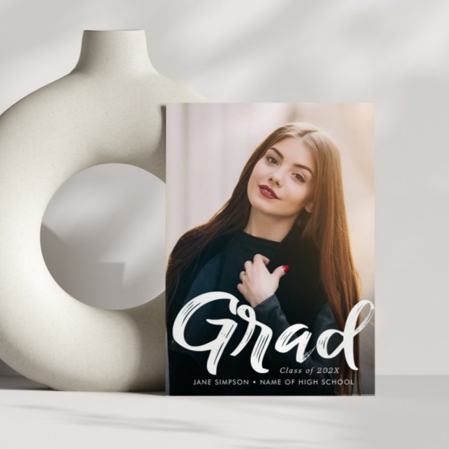 GRAD | brush stroke graduation Announcement (Creator Uploaded)