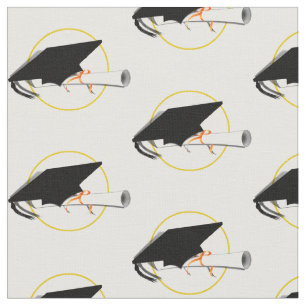 Grad Cap and Diploma Fabric