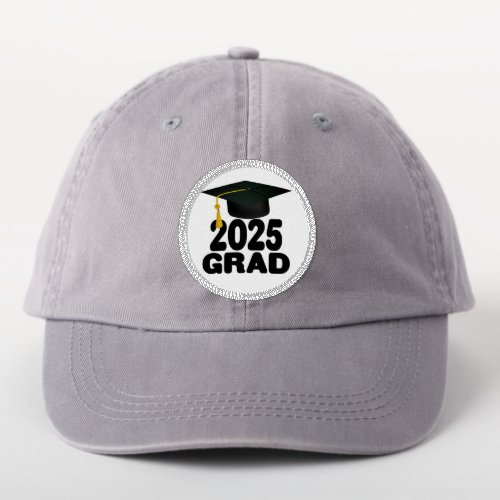 Grad Cap Bold Class of 2025 Graduation Patch