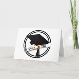Grad Cap Class of 2026 Graduation Card