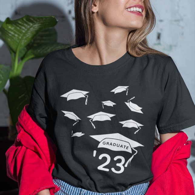 Grad Cap Confetti Class of '26 Graduate T-Shirt (Creator Uploaded)