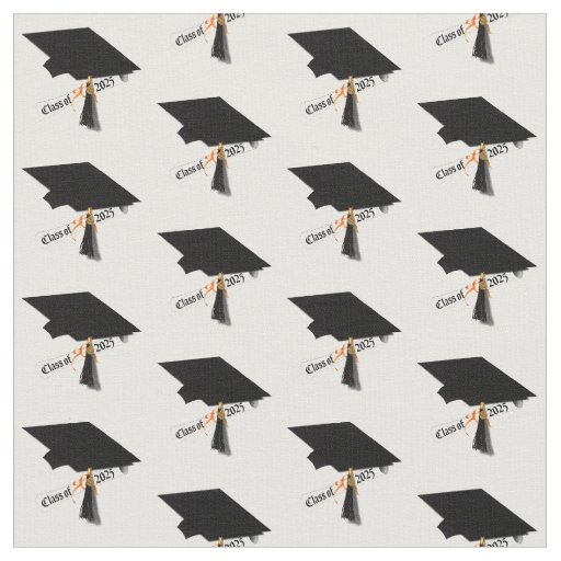Grad Cap Diploma Class of 2025 Graduation Fabric