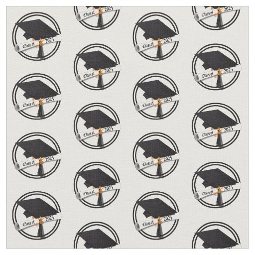 Grad Cap Diploma Class of 2025 Graduation Fabric