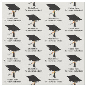 Grad Cap Diploma Class of 2025 Graduation Fabric