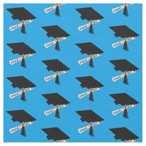 Grad Cap Diploma Class of 2025 Graduation Fabric