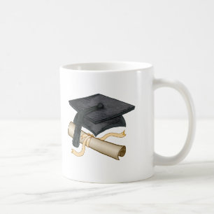 Grad Cap Diploma custom mug