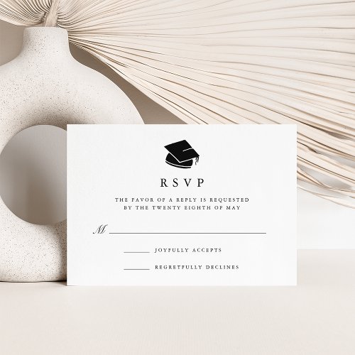 Grad Cap  Graduation Party RSVP Card