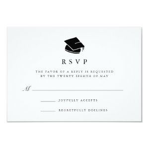 Grad Cap | Graduation Party RSVP Card