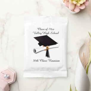 Grad Cap High School Class Reunion Lemonade Drink Mix