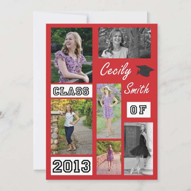 Grad Card 5x7 Cecily (Front)