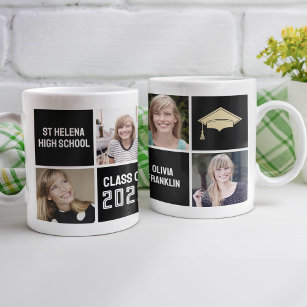 Grad Class of 2023 Photo Collage  Coffee Mug