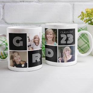 Grad Class of 2023 Photo Collage Coffee Mug