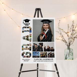 Grad Class Senior Graduation Day DIY Photo Collage Foam Board