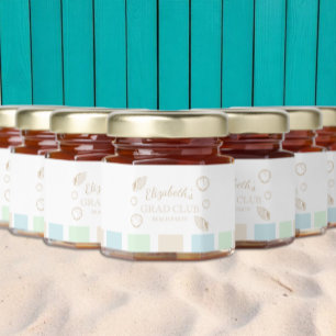 Grad Club Beach Party Honey Jar Favors