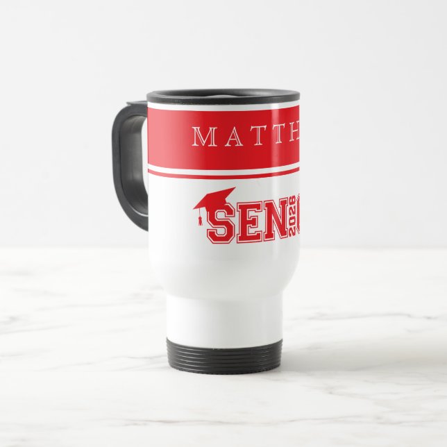 Grad Coffee Travel Mug (Front Left)