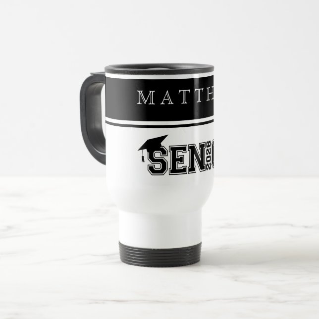 Grad Coffee Travel Mug (Front Left)