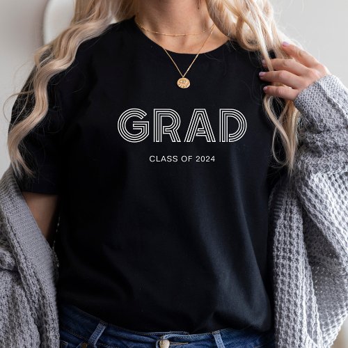 Grad  Cool Disco Style Text for the Graduate T_Shirt