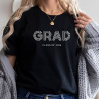Grad | Cool Disco Style Text for the Graduate