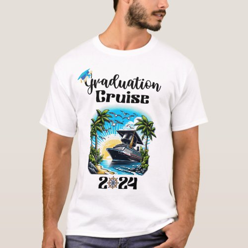 Grad Cruise For Senior Of High School Or College  T_Shirt