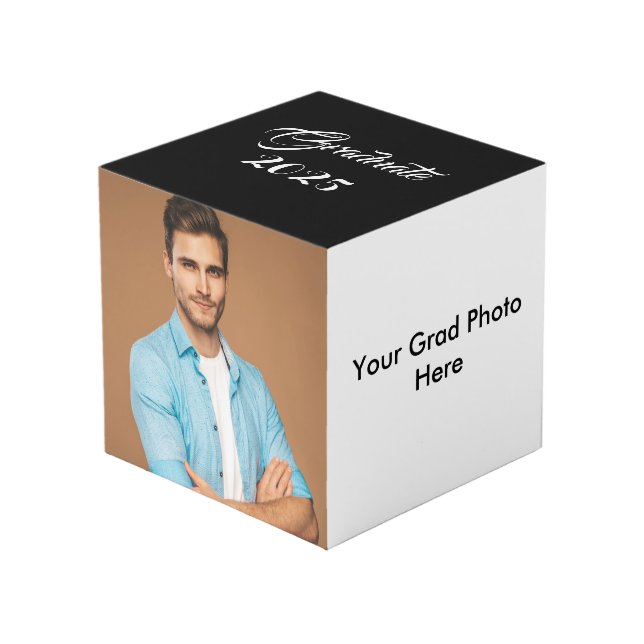 Grad Custom Photo Cube (Front Angled)