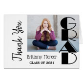 Grad DIY Photo - Thank You (Front Horizontal)