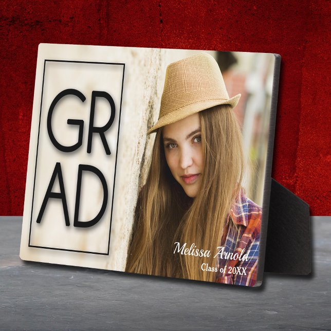 Grad Frameless Photo Tabletop Easel Back Plaque (Creator Uploaded)