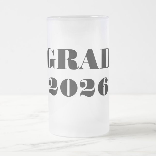 Grad Frosted Mug (Center)
