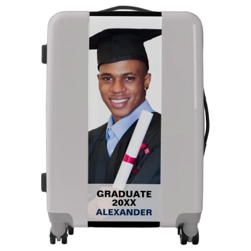 Grad Graduate Class Graduation Photo Custom  Luggage