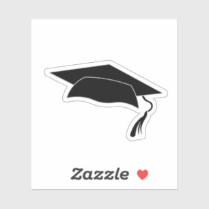 Grad Graduate Graduation Cap Class of 2022 Sticker
