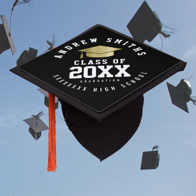 Grad . graduate . graduation class year cap topper (Creator Uploaded)