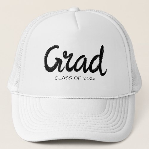Grad graduate personalized year handwriten text