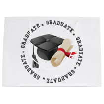 Grad Hat and Degree Gift Bag