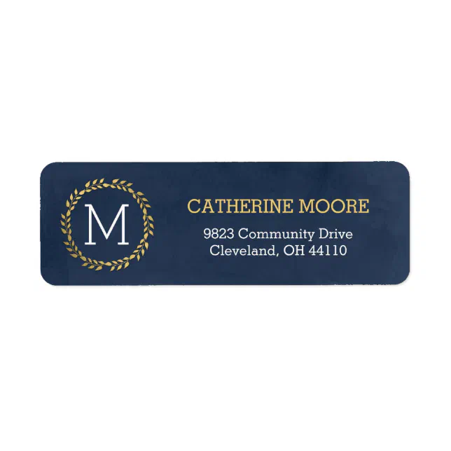 Grad Initial Editable Color Graduation Label | Zazzle