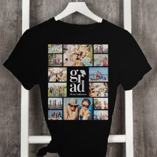 Grad Multiple Photo Collage Memories T-Shirt
