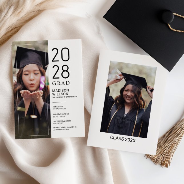 Grad Party Custom Photo Thank You Card (Creator Uploaded)