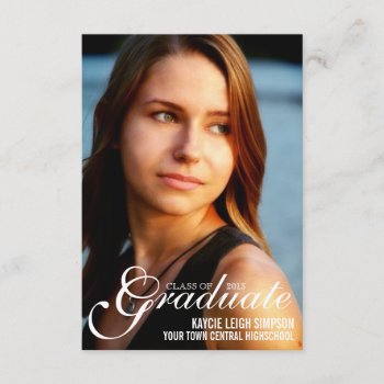 Grad Party Invitation With Xl Photo by PartyHearty at Zazzle