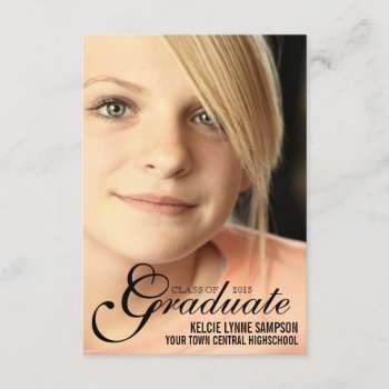Grad Party Invitation With Xl Photo by PartyHearty at Zazzle