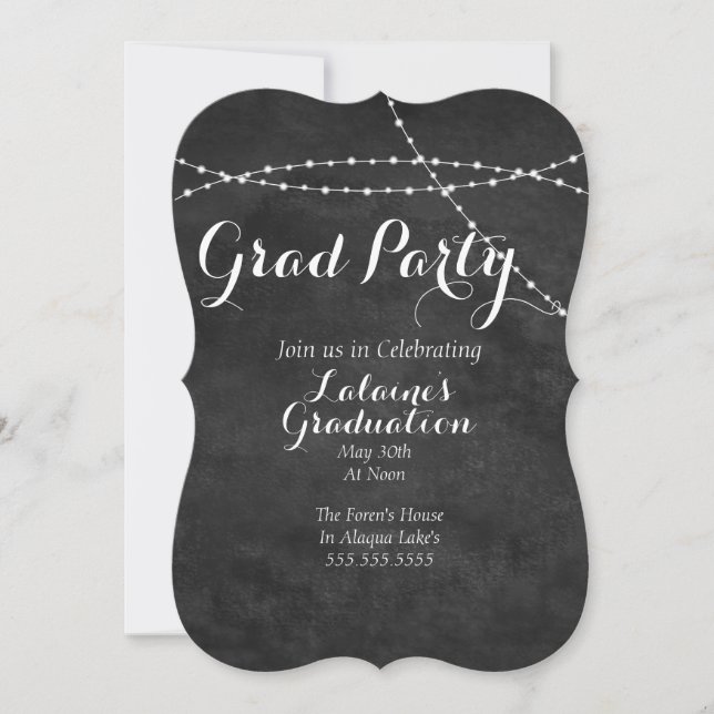 Grad Party Invitations (Front)