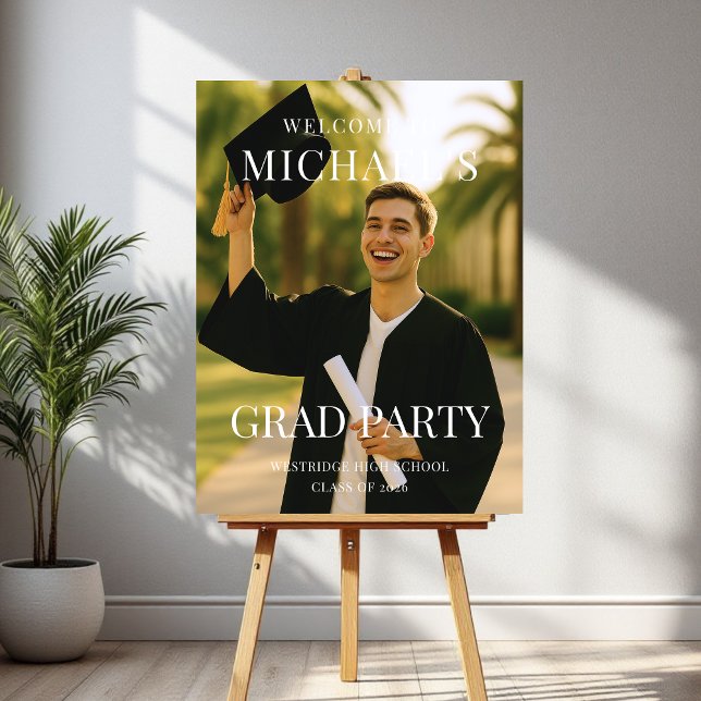 Grad Party Photo Welcome Foam Board (Creator Uploaded)