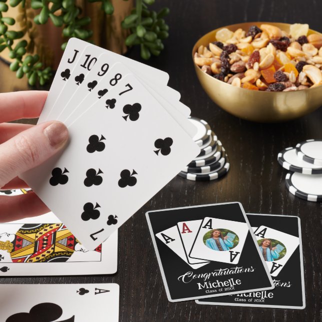 Grad Party Playing Cards - Personalized Photo Favo (In Situ)