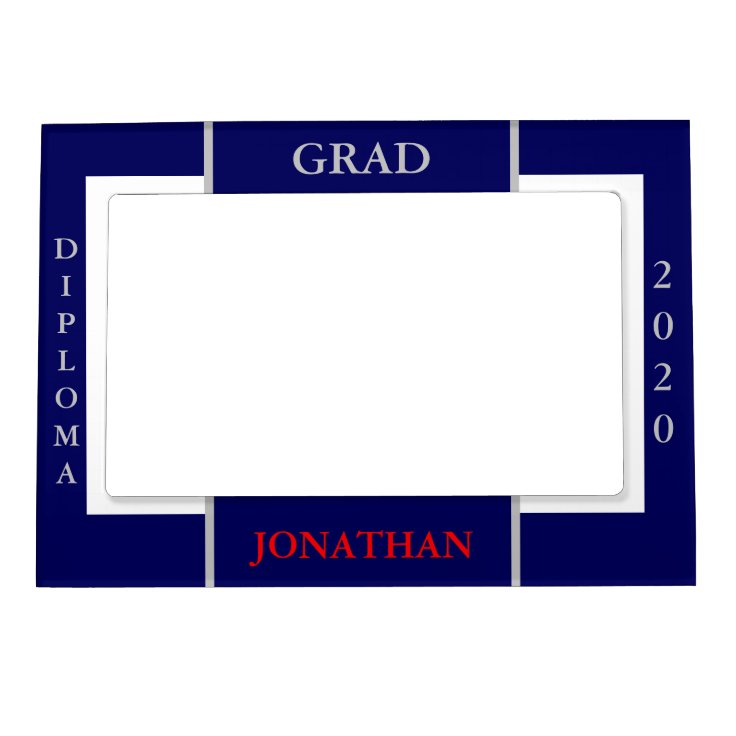 Grad Personalized Name Frame Zazzle