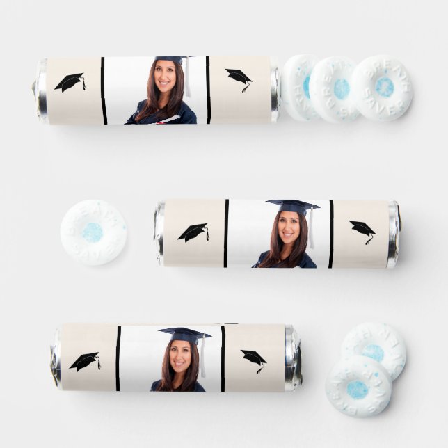 Grad Photo Graduate Class Graduation Personalize Breath Savers® Mints (Assorted)